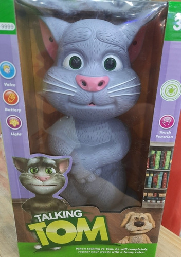 Imagen 4 de 4 de Gato Tom Habla Juguete Para Niños