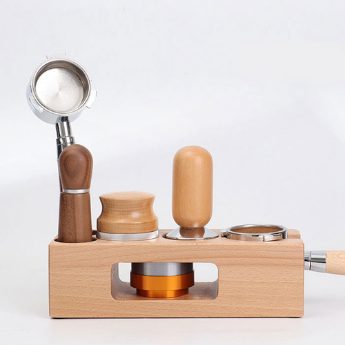 51/54mm Coffee Tamper Holder Wooden Filling Support Base Esp