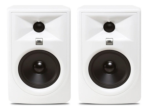 Jbl 305p Mkii Super White 5 Powered Studio Monitor Pair 