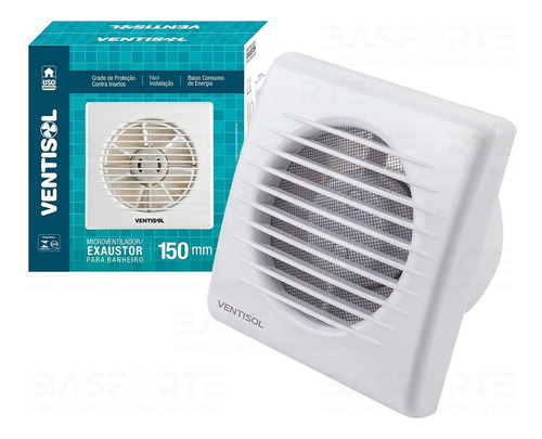 Exaustor Para Banheiro Ventilador Ventisol 150mm 220v 110v