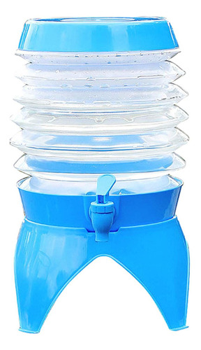 Contenedor De Agua Plegable, Cubo Para Grifo De 9.5l
