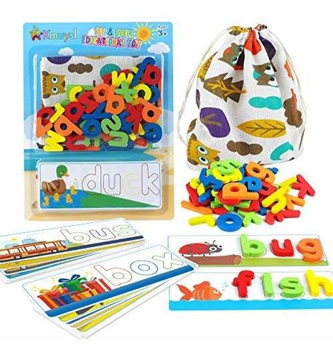 Juego Educativo Letras Y Colores - 80 Piezas, 2-6 Años.