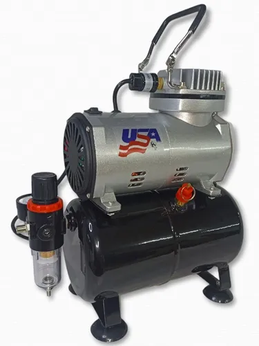 Compresor Profesional Para Aerografia Tc-20t Usa Tools