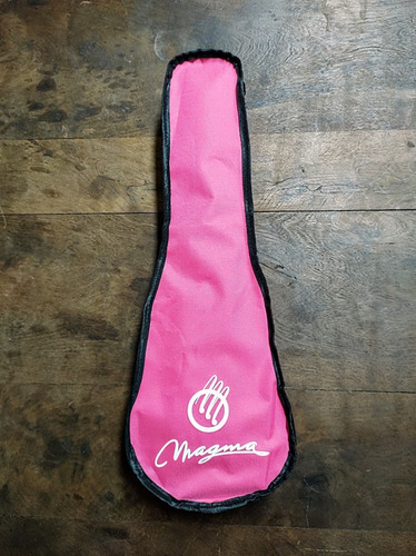 Imagen 8 de 9 de Ukelele Soprano Magma Rosa Brillante Con Funda