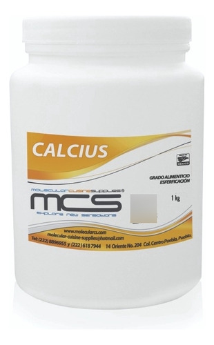 Cloruro De Calcio (calcius) 3kg Cocina Molecular