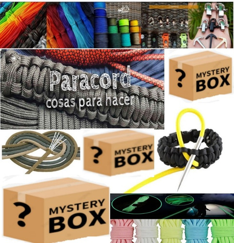  Caja Misteriosa De Cuerda Paracord Y Accesorios 