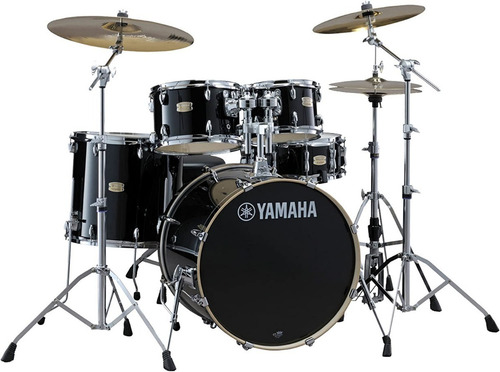 Bateria De 5 Piezas De Abedul 20p Color Negro Marca Yamaha