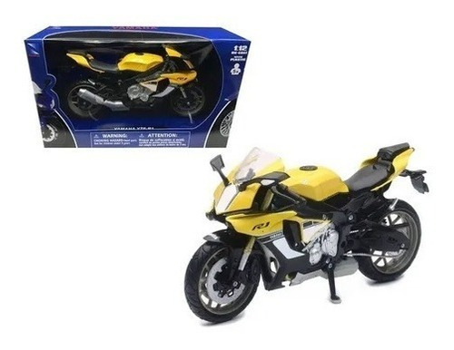 Moto Yamaha Yfz R1 Pista Escala 1:12 Colección New Ray 