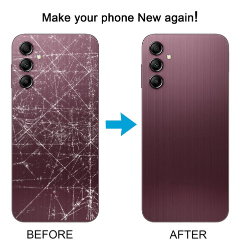 Tapa Trasera De Batería Plateada Para Samsung Galaxy A14 Sm-