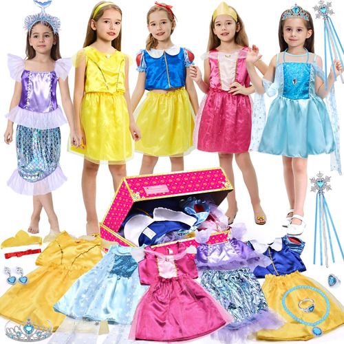 Tacobear Princess Dress Up Clothes For Little Girls Dress U.