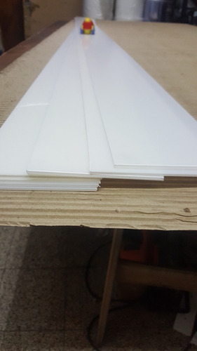 Placa Simil Acrilico Blanco Opal 224 X 122 X 3 Mm Apto Leds