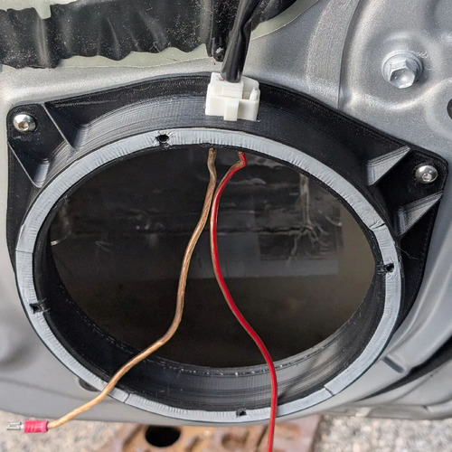 Base Espaciador Aro Corneta Carro 6 1/2 Adaptador Universal