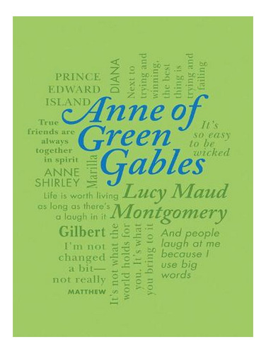 Anne Of Green Gables - Word Cloud Classics (paperback). Ew04