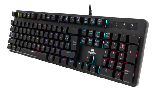 T3118 Keyboard Mecanico Gamer Monster Strategy