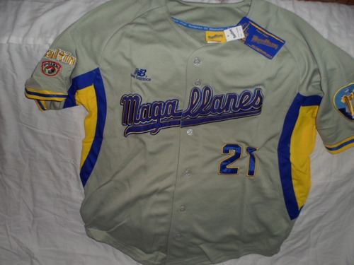 Imagen 4 de 6 de Camisa Deportiva Navegantes Del Magallanes Gris. Original.