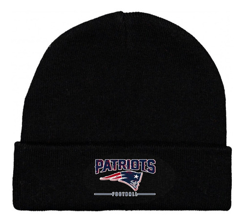 Gorro Lana Beanie Pasamontañas New England Patriots Logo Phr