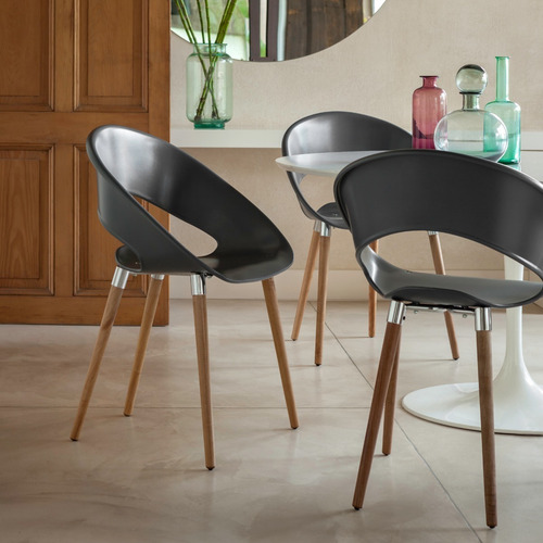 Silla De Comedor Diseño One Wood 3 Años De Garantía