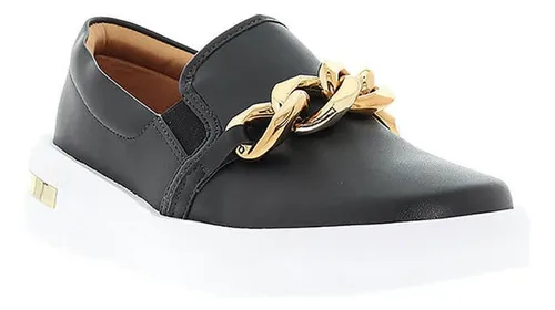 Tenis vizzano sale metal preto