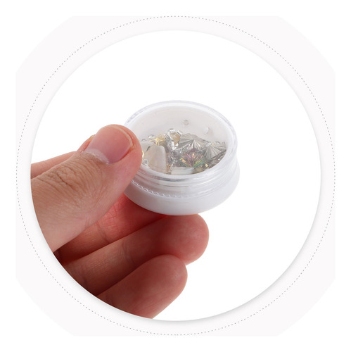 4 Cajas De Colgantes Para Uñas: Decoración De Uñas Mixta Par