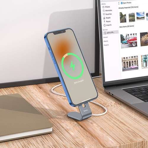 Soporte Hoco Ph44 Para Cargador De iPhone Magsafe