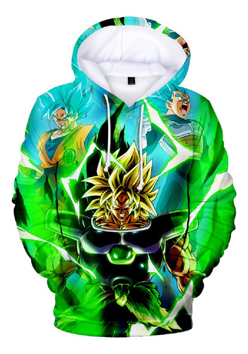 Sudadera Con Capucha De Goku Super Saiyajín De Dragon Ball