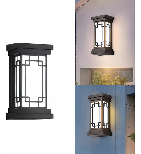 Lámpara De Pared Led Moderna Para Exteriores, Impermeable, B