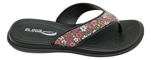 Sandalia Dama Thong Flores Playa Moda Elegante Talla 23 A 26