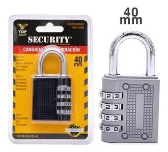 Candado Combinación 40mm Security7453038456739