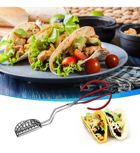 Prensa Para Hacer Tacos, Pinzas Para Freír Tortillas, Soport