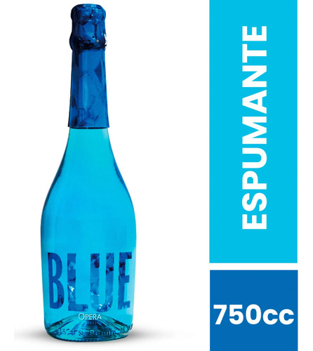 Espumante Marmoleado Opera Prime Blue Botella 750cc