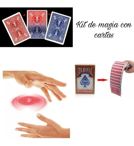 Kit Mágico De 3 Trucos Con Cartas Semiprofesional Increíbles