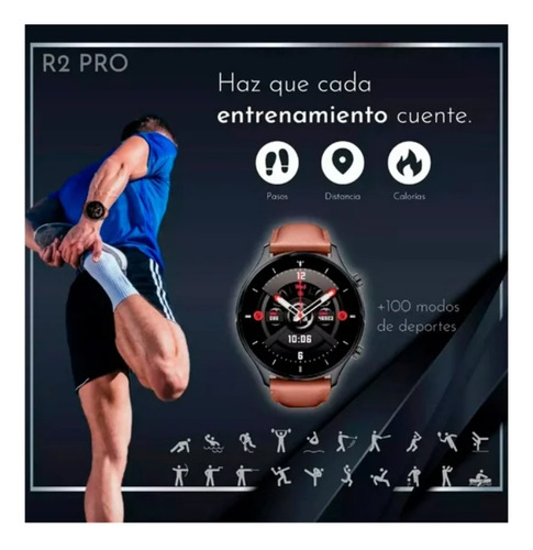 Smartwatch Compatible Con Xiaomi Poco X6,x7,f7,f6,m6 Pro Negro Lisa Negro