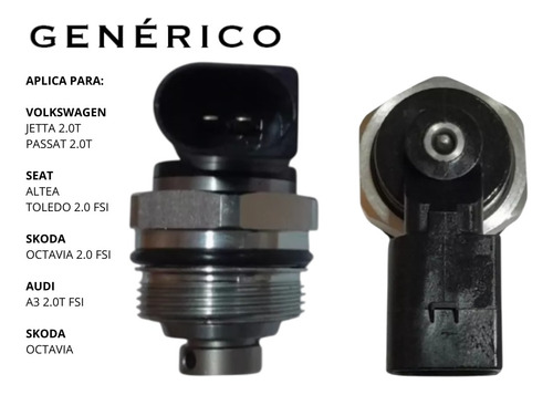 Valvula Alta Presion De Gasolina Leon Passat A3 A4 2.0t Fsi