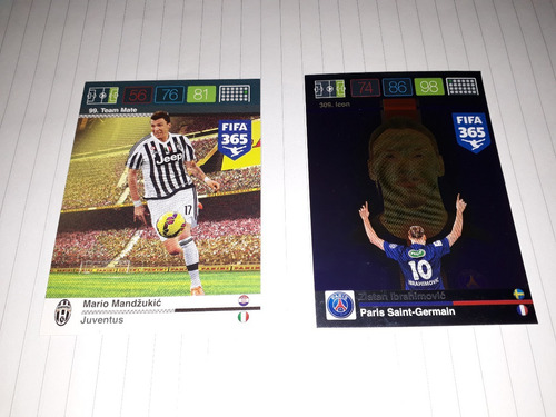 Cartas Adrenalyn Fifa 365 (2015) Sueltas 50 Sin Repetir