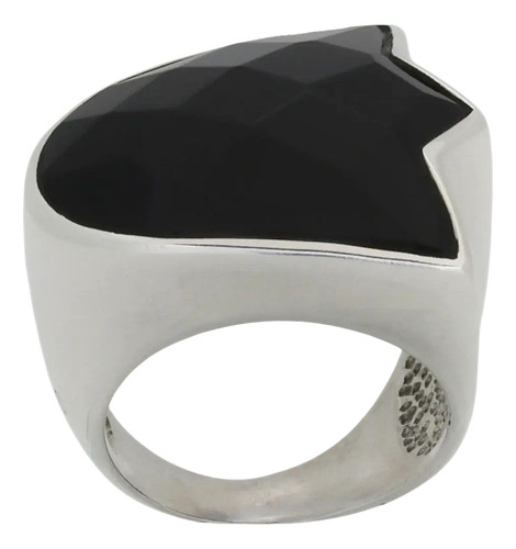 Anillo Tous Tulipan De Onix En Plata 925 9,6 G Numero 5,5 Plata 5,5 (Usado)