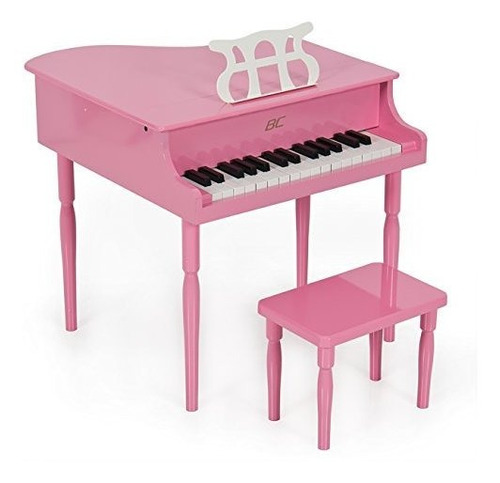 Piano De Cola De Juguete De Madera Rosado De Childs Con