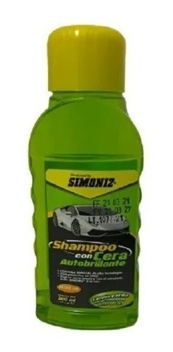 Shampoo Para Auto Cera Autobirrantador Limpia Y Brilla 300ml