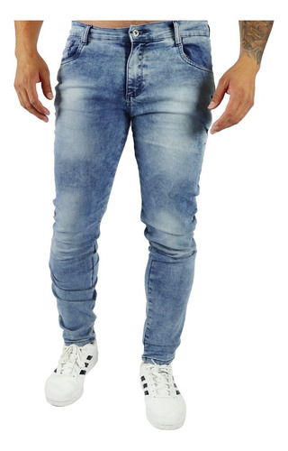 Kit 3 Calça Jeans Masculina Skinny Direto Da Fábrica