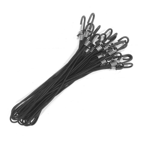 Imagem 4 de 4 de Kit 20 Extensor Elástico Caminhão Corda Lona Fixador 35 Cm