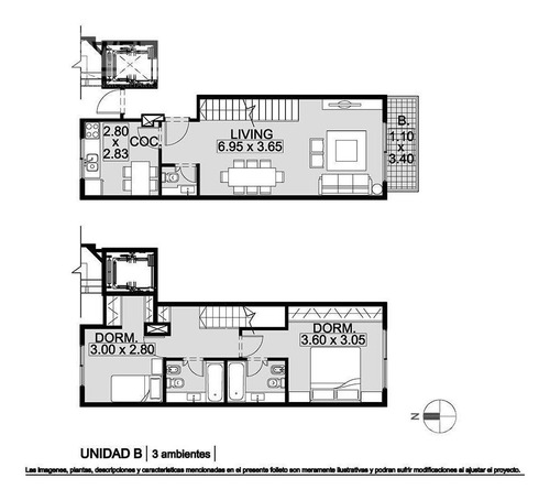 Imagen 2 de 17 de 3 Ambientes En Duplex Super Amplio - Vista A Plaza Alberdi