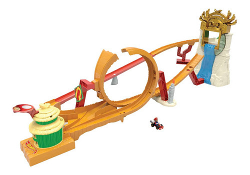 Pista Carrera En La Selva Mario Bros Movie Hot Wheels 4126