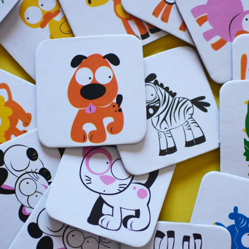 Imagen 5 de 10 de Juego Memoria Animales Caja Madera Didactico Infantil Niño