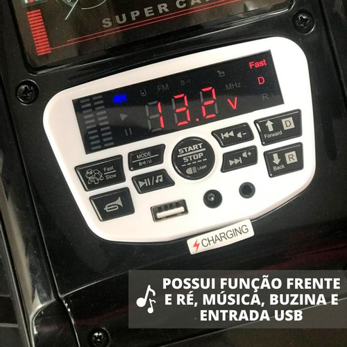 Drift Elétrico Luzes E Som Infantil 12v Bw221vm Importway