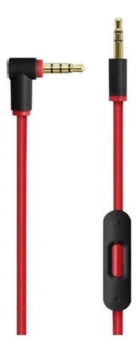 Cable Remplazo Para Audifonos Beats, Skullcandy, Monster Color Rojo