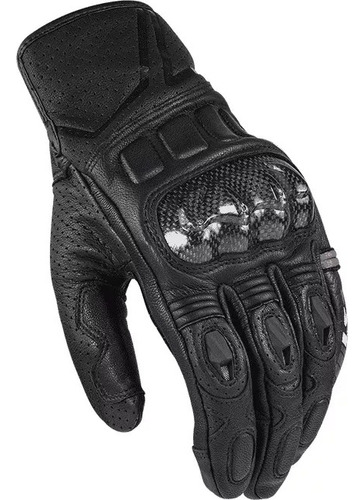 Guantes Moto Cortos Ls2 Spark Negro Talle S