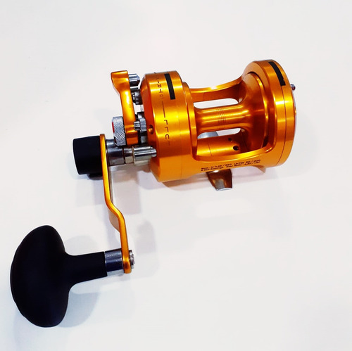 Imagem 2 de 3 de Carretilha Para Pesca Embarcada Modelo Omoto Poseidon S16ii