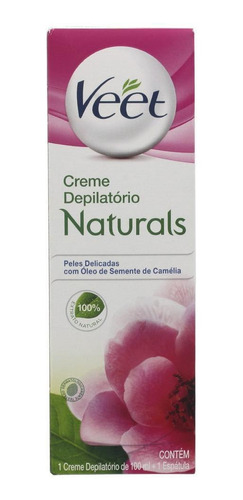 Creme Depilatório Veet Naturals Camélia 100ml