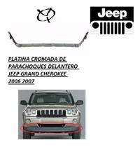 Comprar Platina Cromada De Parachoques Delantero Grand Cherokee 2007