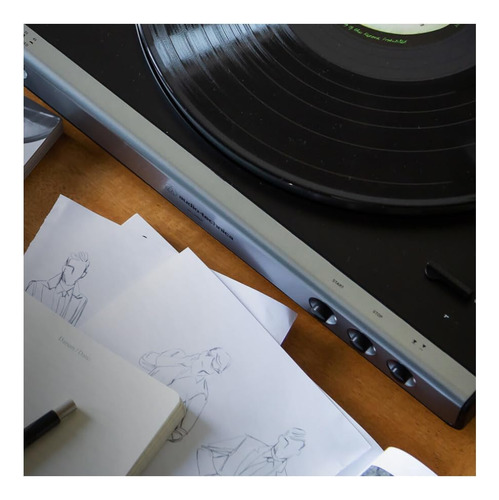 Audio-technica At-lp60x-bk Con Altavoces Microlab Pro1