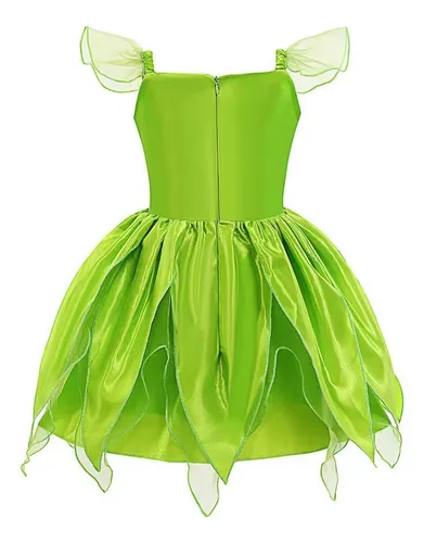 A Juego De 4 Piezas De Vestido De Princesa Tinker Bell Para Ni